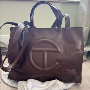 Telfar Brown Shopping Bag